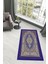 Dijital Baskılı Kaymaz Yıkanabilir (70X130) Hediyelik Namazlık Seccade, N-Seccade-32-Mor, 4