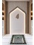 Dijital Baskılı Kaymaz Yıkanabilir (70X130) Hediyelik Namazlık Seccade, N-Seccade-34-Gri, 5