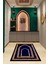 Dijital Baskılı Kaymaz Yıkanabilir (70X130) Hediyelik Namazlık Seccade, N-Seccade-21-Mavi, 2