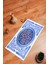 Dijital Baskılı Kaymaz Yıkanabilir (70X130) Hediyelik Namazlık Seccade, N-Seccade-37-Mavi, 4