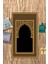 Dijital Baskılı Kaymaz Yıkanabilir (70X130) Hediyelik Namazlık Seccade, N-Seccade-07-Siyah, 5