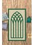Dijital Baskılı Kaymaz Yıkanabilir (70X130) Hediyelik Namazlık Seccade, N-Seccade-19-Yeşil, 4