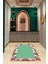 Dijital Baskılı Kaymaz Yıkanabilir (70X130) Hediyelik Namazlık Seccade, N-Seccade-24-Yeşil, 2