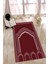 Dijital Baskılı Kaymaz Yıkanabilir (70X130) Hediyelik Namazlık Seccade, N-Seccade-02-Kırmızı, 4