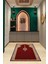Dijital Baskılı Kaymaz Yıkanabilir (70X130) Hediyelik Namazlık Seccade, N-Seccade-18-Kırmızı, 3