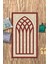 Dijital Baskılı Kaymaz Yıkanabilir (70X130) Hediyelik Namazlık Seccade, N-Seccade-19-Kırmızı, 4