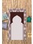 Dijital Baskılı Kaymaz Yıkanabilir (70X130) Hediyelik Namazlık Seccade, N-Seccade-25-Kahve, 3