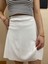 Beyaz Bürümcük Yazlık Şort Etek 3