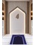 Dijital Baskılı Kaymaz Yıkanabilir (70X130) Hediyelik Namazlık Seccade, N-Seccade-08-Mor, 1