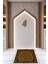 Dijital Baskılı Kaymaz Yıkanabilir (70X130) Hediyelik Namazlık Seccade, N-Seccade-39-Kahve, 4