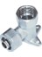 Ø16 x 1/2" Pert ve Pex Mobil Boru Bağlantılı Krom Ayaklı Dirsek 1