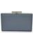 Lacivert Çizilmeyen El Izi Yapmayan Mat Saten Abiye Çanta Gece Çantası Portföy Clutch Düğün 1