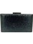 Siyah Renk Parlak Ithal Kumaş Gece Çantası Abiye Çanta Portföy Clutch 1