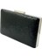 Siyah Renk Parlak Ithal Kumaş Gece Çantası Abiye Çanta Portföy Clutch 2