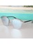 DK4258P-3 Buz Mavi Gümüş Aynalı Yuvarlak Oval Kadın Güneş Gözlüğü 1