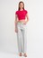 30936 Vücuda Oturan Crop Top-Fuşya 3