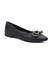 (Shoes) Taş Biye Toka Detaylı Günlük Kadın Babet Siyah 1