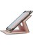 Apple iPad 10.nesil 10.9" Inç Uyumlu Tablet Kılıfı Pu Deri 360 Derece Dönebilen Universal Kılıf Case Rose Gold 1