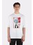 Beyaz Oversize T-Shirt Rei Ayanami Evangelion 1