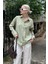 Mint Yeşili Uzun Kollu Oversize Gömlek MG2003 3
