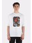 Beyaz Oversize T-Shirt Sazabi 1