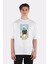 Beyaz Oversize T-Shirt Mobile Suit Gundam 1