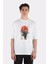 Beyaz Oversize T-Shirt Zoro Samurai Wano Kuni Arc 1