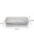 Sterilizasyon Konteyneri 25X13X5 cm Mikrovasküler Alet Mikrocerrahi Metal Sterilizasyon Konteyner 2