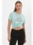 Baskılı Bağcıklı T-Shirt (B22-24300) 1