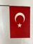 10 Adet 50X70 cm Raşel Kumaş Sopalı Türk Bayrağı 1