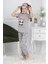 Kapi Kids Kız Çocuk Uyku Bantlı-Pandalı Pijama Takımı 3-11 Yaş 6063-64 1