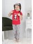 Kapi Kids Kız Çocuk Uyku Bantlı-Pandalı Pijama Takımı 3-11 Yaş 6063-64 1