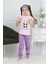 Kapi Kids Kız Çocuk Uyku Bantlı-Pandalı Pijama Takımı 3-11 Yaş 6063-64 3