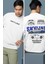 Oversize Mavi Gtr 34 Nissan Skyline Sırt Baskılı Tişört, Erkek-Kadın Araba Temalı Couple T-Shirt 1