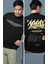 Oversize Sarı Aston Martin Sırt Baskılı Tişört, Erkek-Kadın Araba Temalı Couple T-Shirt 1