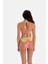 Kadın Turuncu Straplez Bikini Takım 3046 3