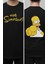 Unisex Homer Simpsons Sırt Baskılı Tişört, Simpsonslar Sırt Baskılı T-Shirt 1