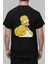 Unisex Homer Simpsons Sırt Baskılı Tişört, Simpsonslar Sırt Baskılı T-Shirt 3