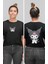 Kuromi Sırt Baskılı T-Shirt, Kadın Sevimli Kuromi Baskılı Tişört 1