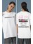 Unisex Pembe Porsche The 911 Gt3 Rs Sırt Baskılı Çift T-Shirt, Oversize Yarış Araba Temalı Tişört 1