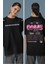 Unisex Srt Turuncu Dodge Sırt Baskılı Çift T-Shirt, Oversize Yarış Araba Temalı Tişört 1