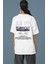 Unisex Mor Porsche 911 Sırt Baskılı Çift T-Shirt, Oversize Yarış Araba Temalı Tişört 3