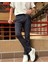 Erkek, Bel Lastikli, Standart-Fit, Duble Paça, Bağcıklı Pantolon 24INP286 2