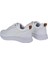 Hakiki Deri Erkek Spor Ayakkabı Sneaker HJ-24260-M BEYAZ 5
