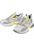 Simli Kadın Spor Ayakkabı Sneaker SMS-30162 Beyaz Simli 4