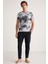 Nautica Palmiye Desenli Pijama Takımı 1