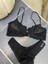 Siyah Ipli Dantelli Bralet Takımı 4