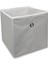 2 Adet Raf Organizer Saklama Kutusu Gri 30 x 30 x 30CM 5