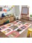 Dijital Baskılı Kaymaz Taban Yıkanabilir Eğlenceli Eğitici Çocuk Odası Halısı, N-Çocuk-11-Pembe, 4