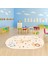 Dijital Baskılı Kaymaz Yıkanabilir Eğlenceli Eğitici Oval Çocuk Odası Halısı, N-O-Çocuk-35-Krem, 4